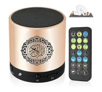 (As show, One size) Quran Muslim Speaker,Smart Koran Translation Small Portable Remote Control Bluetooth MP3 FM IF Playe