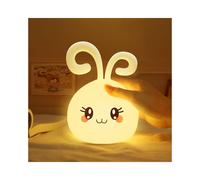 (As show, One size) Rabbit Night Light Lampsilicone Dont Rabbit Light For Kids,rabbit Light For Kids Usb Rechargeable Cute Animal Lamps Timer Setting Safe Bedsidelamp