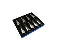 (As show, One size) Ratchet and socket set Set of 9 hex sockets for metric 3/8" Dr Drive 2-10mm Allen key