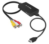 (As show, One size) Rca To Hdmi Converter, Composite To Hdmi Adapter Support 1080p Pal/ntsc A
