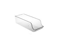 (As show, One size) Refrigerator shelf Single layer large capacity plastic beer can Refrigerator shelf for household use (small)