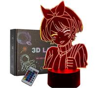 (As show, One size) Rent A Girlfriend Sarashina Ruka 3D Led Light Anime Night Light 7/16 Color Adjustment Suitable for Living Room/Bedroom Decoration Gifts Children Toys