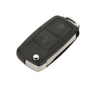 (As show, One size) Replacement 2 Button Keyless Entry Remote Flip Folding Car Key Fob Shell Case And Button Pad Compat