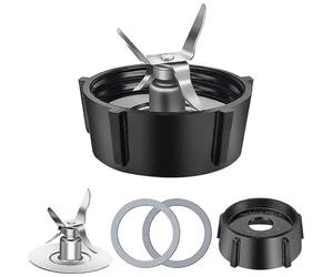 (As show, One size) Replacement Parts for Osterizer Blender, 4 Point Blades Assembly with 2 Piece Rubber Seal Gasket 49