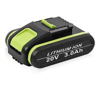 (As show, One size) Replacement Worx 3.0ah 20v Li-ion Battery Wa3551.1 Wa3553 Wa3551 Wa3556 Wa3572 Wa3641 Wa3553.1