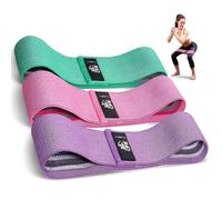 (As show, One size) Resistance Hip Bands, Fitnessbnder Set Yogagurt