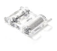 (As show, One size) Roller Presser Foot with wheel for Alfa, SINGER, Elna, Juki, SilverCrest, Janome, Brother (Snap-on) sewing machines