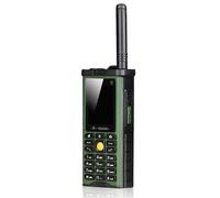 (As show, One size) Rugged Outdoor Mobile Phone Big Power Long Standby Antenna Good Signal Four Sim Cards 3D Box Speaker Ebook -Green