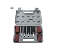 (As show, One size) Sanding Drum, Drum Sander Kit Sanding Drum Sander Tool Kit Spindle Sanding Tool Set 20pcs Sleeves with Drill Case