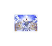 (As show, One size) Savior Jesus 5D Diamond Painting 30X40CM (Style 9)