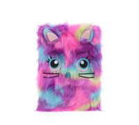 (As show, One size) SAYTAY Cat Squishy Diary for Girls, Cute Slow Rising Squishy Cat Notebook Journal, Plush Diary Lined Notebook 160 Pages for Writing Drawing, Birthday