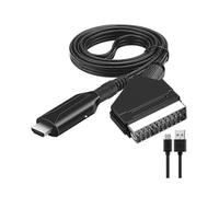 (As show, One size) Scart To Hdmi Converter Audio Video Adapter For Hdtv/dvd/set-top Box/ps3/pal/ntsc Starlight