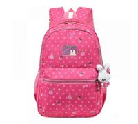 (As show, One size) Schoolbag for primary school students female Korean version children's grade 1-3-4-5-6 super light load reducing large capacity lovely Backpack
