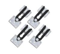(As show, One size) Sectional Couch Connector, 4 Pcs Metal Sofa Joint Snap Alligator Style Sectional Couch Connector Tao