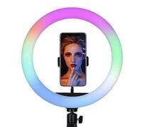 (As show, One size) Selfie Ring Light Stand ,dimmable Desktop Led RGB Lamp Camera Ringlight