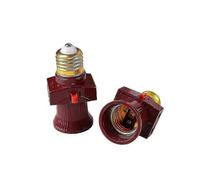 (As show, One size) Set of 2 E27 Screw Thief Sockets with Switch 6A250V [Energy Class A] [Energy Class A] ZeGoods