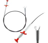 (As show, One size) Set of 2 Flexible Claw Grabs for Working in Narrow Spaces (90 cm/200 cm)