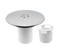 (As show, One size) Shower Trap Cover, Shower Plug Hole Cover 90mm/115mm Plug Drain Replacement Hole Chrome Plated Fini