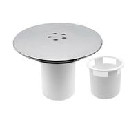 (As show, One size) Shower Trap Cover, Shower Plug Hole Cover 90mm/115mm Plug Drain Replacement Hole Chrome Plated Fini