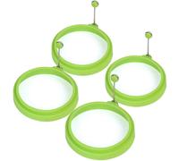 (As show, One size) Silicone Egg Ring, 100% Food Grade Egg Cooking Rings, Egg Rings Non Stick, Egg Cooking Rings, Perfect Fried Egg Mold or