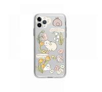 (As show, One size) Silicone Phone Case Compatible with iPhone 13 Pro Max, Ladies Girl Cute Rabbit Pattern Phone Case