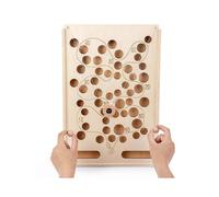 (As show, One size) Small Foot Wooden Path Puzzle, Motor Skills Toy for the Table, for Children from 3 Years, Single Color, One Size