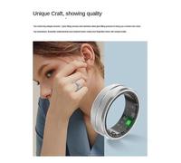 (As show, One size) Smart Ring 21.5mm Monitor Sleep Blood Oxygen Heart Rate Health Bluetooth Multifunction Smart Ring,A