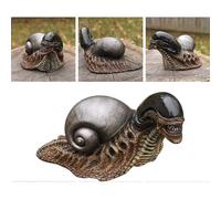 (As show, One size) Snail Figurine, Garden Ornaments, Statue Animal Decoration Snail Garden Ornaments Interesting Innovative Alien Snail Variation For Garden Courtyard