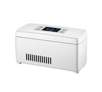(As show, One size) SNQTV-Insulin Refrigerated Box Cooler Cooling Medicine Refrigerator Lcd Display Pill Case Hot Dual Travel