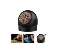 (As show, One size) Soldering Iron Cleaner, Soldering Tip Cleaning Wire, Soldering Tip Cleaning Ball and Base, Stand Soft Coiled Brass Tip Cleaning Kit (Waterless)