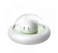 (As show, One size) Space Cute Mouse Click Night Lamp Usb Plug-In Led Breast Lamp Student Dormitory Abroad (Green Charge, Light Source Power 5w)