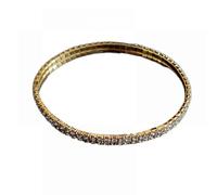 (As show, One size) Sparkling Diamond Ankle Women's Elastic Rhinestone Ankle, Crystal Silver Sparkling Charming Foot Jewelry