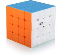 (As show, One size) Speed Cube 4x4 4x4x4 Stickerless Magic Puzzle Magic Speed Cube Adult Children's Holiday Gift (stickerless)