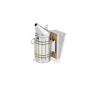 (As show, One size) Stainless Steel Bee Smoker with Bellows - Large Model - Brown - Ideal for Beekeeping