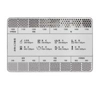 (As show, One size) Stainless Steel Coffee Reference Card Metal Coffee Size Ruler Professional Coffee Bean Grinder Acce