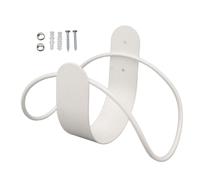 (As show, One size) Stainless Steel Garden Hose Bracket Wall Mount Strong Load Bearing Garden Hose Storage Holder Easy To Install Hose Hanger White