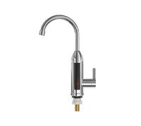 (As show, One size) Stainless steel kitchen electric faucet instant hot water faucet three seconds hot and cold dual-use B
