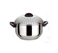 (As show, One size) Stainless Steel Noodle Pot Strainer Insert Stock Pot Pasta Stock Pot With Lid For Cookware Stainless Steel 16cm-Good