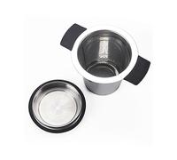 (As show, One size) Stainless Steel Tea Infuser Strainer, Fine Mesh Tea and Coffee Infuser Strainers with Large Capacity and Perfectly Sized Double Handles.