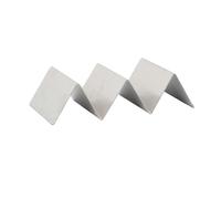 (As show, One size) Stainless Steel Wave Shaped Taco Holder Stand Taco Rack Shell Pancake Rack Stand