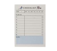 (As show, One size) Sticky Note Pad Small Check-list Note Papers Self-adhesive To-do-list Pad Reminder on TV Fridge Computer Laptop Notebook