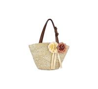 (As show, One size) Straw Summer Beach Bag Women Crossbody Boho Woven Handbag for Vacation Travel Shopping