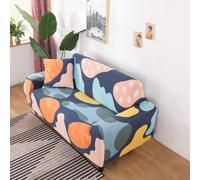 (As show, One size) Stretch Sofa Cover Printed Couch Covers Armchair Slipcovers for Cushion Couches Sofas Elastic Universal Furniture Protector with 1 Pillowcase, Anti ca