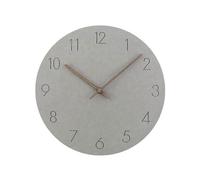 (As show, One size) Stylish And Creative Home Decor, Let You Sleep Peacefully; This Creative Diy Wall Clock Features High Quality Clock Mechanism, Long Life, Gray, 30cm*3