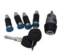 (As show, One size) suitable for t4 iv 1990-2003 transporter double barn doors 1 set ignition switch 4 door lock barrel 2 keys 701837205