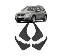 (As show, One size) Suitable Front & Rear Splash Guards Mud Flaps For 2006-2012 Suzuki SX4 Hatchback