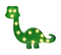 (As show, One size) Super Cute Dinosaur LED Night Light, Childen Kids Bedroom Decorative Table Lamps, Marquee Animal Sign, Gift for All Dinosaur Lovers! (Dinosaur - Green