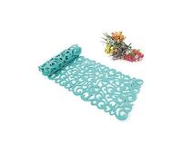 (As show, One size) Table Runner,(Light Green) Rectangular Hollow Out Felt, Tablecloth Placemats Table Mat Decorations for Party, Christmas, Dinner, Rustic Weddings, Craf
