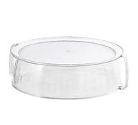 (As show, One size) Tall Microwave Glass Plate Cover Splatter Guard Lid With Handle For Heating Pasta Warming Leftovers