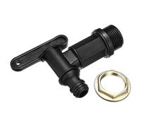 (As show, One size) Tank tap 1000l (Copper)Plastic, IBC water storage box adapter, Watering hose tap adapter, for rainwater collector, fuel tank